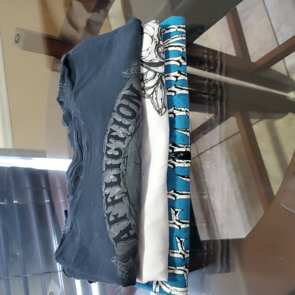 Affliction holiday bundles are back. 3 tees for 1